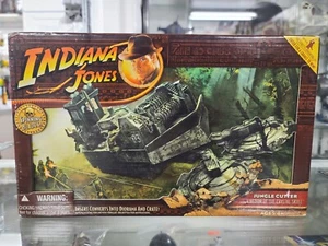 Indiana Jones Kingdom Crystal Skull 3.75'' JUNGLE CUTTER Boat Vehicle Hasbro New - Picture 1 of 8