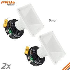 2x PRV Audio DT175Ph-S 1" Phenolic Compression Driver WG11-25 White Horns DT175 - Picture 1 of 10
