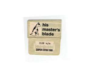 Razor Blade Wrappers Lamette da barba Rasierklinge #071a - Picture 1 of 1