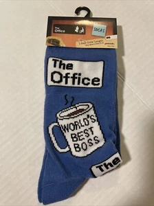 The Office Print Novelty Crew Socks - Men’s Size 6-12 - Picture 1 of 3
