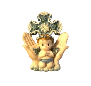 Recuerdos De Bautizo Comunion Azul BAPTISM Favors Christening Angel - Picture 1 of 3