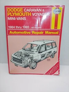Dodge Grand Caravan Repair Manual Haynes 1231 fits 1984 thru 1993  - Picture 1 of 7