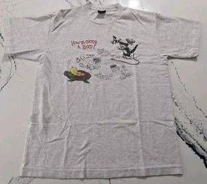 Vintage 1995 Looney Tunes Sylvester Tweety Graphic T Shirt Medium Single Stitch - Picture 1 of 10
