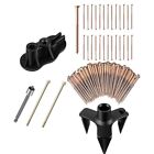 Professional Grade Floor Repair Kit with Tools and Screws for Squeaky Noise