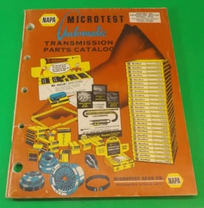 NAPA Microtest Automatic Transmission Parts Catalog No. MTT71ATT October 1970 - Foto 1 di 3