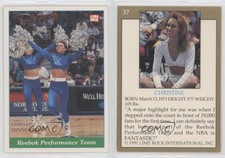 1991 Lime Rock NBA Pro Cheerleaders Christine #37