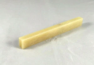Unbleached Bone Nut/Saddle Blank - Extra wide 6 x 10 x 85mm - For Guitar/Luthier - Picture 1 of 3
