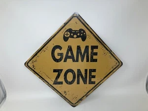 Game Zone Metel Wandschild. - Bild 1 von 2