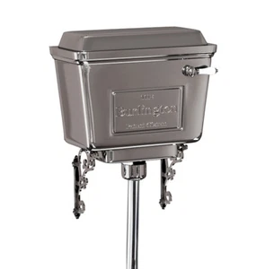 Burlington Low Level polierter Chrom Spülkasten T71 CHR & Innenunterputzarmatur - Bild 1 von 3
