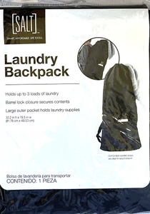 Nuovo zaino lavanderia sale taglia 32,2""H/19,5""W-Nero - Foto 1 di 3