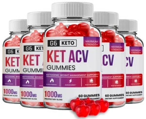 (5 PACK) Official* G6 Keto ACV Gummies: Weight Loss Supplement - Picture 1 of 3