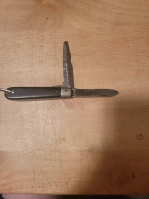 Navaja de Bolsillo Electricista Vintage Camillus NUEVA YORK EE. UU. 2 Hojas Foto 1 de 4