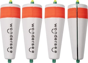 Flotadores de Pesca Pesados Ranurados Clavija Popping Flotadores Deslizables Bobbers, Paquete de 4 - Imagen 1 de 7