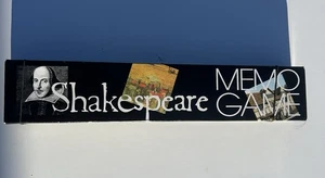 VTG Shakespeare Memo Game Memory Match COMPLETE 72 Cards 1995 Piatnik - Picture 1 of 5