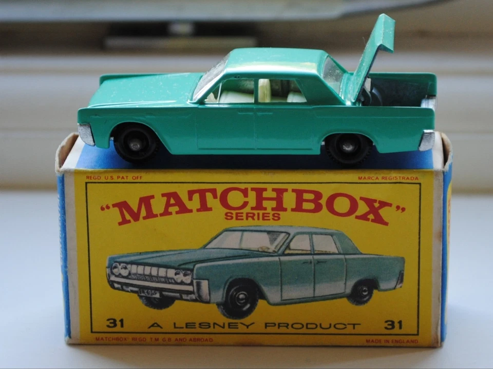 Coche modelo Matchbox Lesney Lincoln Continental. Nº 31 Foto 1 de 1