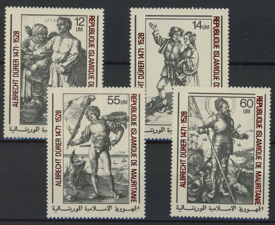 Mauritania 1979: Artes - Buen conjunto de estampillas muy finas MNH Foto 1 de 1