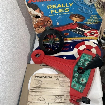 VINTAGE 1960s Topper Toys Johnny Astro w/Box NOT TESTED For Parts Only? Read - Image 1 of 4