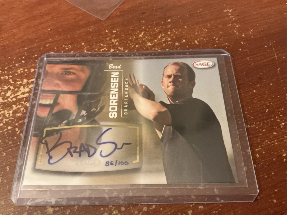 Brad Sorensen 2013 Sage Autograph #52 - 86/100 - Image 1 of 1