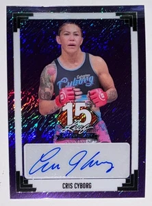 2025 Leaf 15th Anniversary NSCC Cris Cyborg Auto Autograph #d 1/1 - Picture 1 of 1