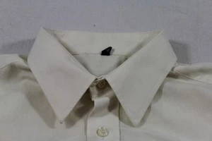Eterna Excellent Blackline Camicia A Maniche Lunghe 40 Crema Uni Nuova #E7339 - Foto 1 di 1