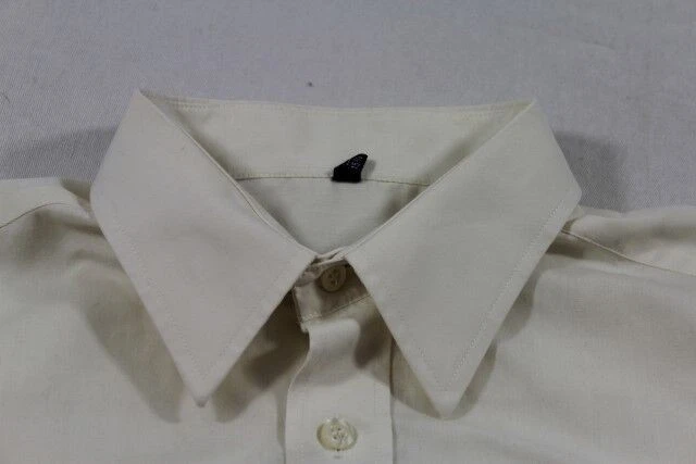 Eterna Excellent Blackline Camicia A Maniche Lunghe 40 Crema Uni Nuova #E7339 - Immagine 1 di 1