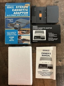 Kraco Stereo Cassette Adaptor For 8-Track Tape Players Model KCA-7 - Picture 1 of 16