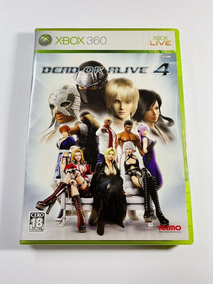 DEAD OR ALIVE 4 Microsoft Xbox 360 New Japan Import Free shipping FedEx DHL - Image 1 of 4