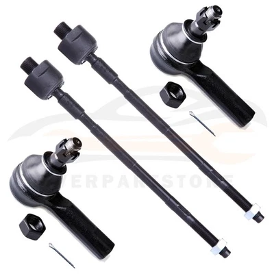 4x barras de amarre delanteras interiores exteriores aptas para Infiniti QX4 1996-2004 Nissan Pathfinder Foto 1 de 4