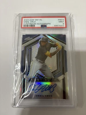 2022 Leaf Vivid Oneil Cruz Continuum Autograph Rookie Auto RC MC5 - Image 1 of 2