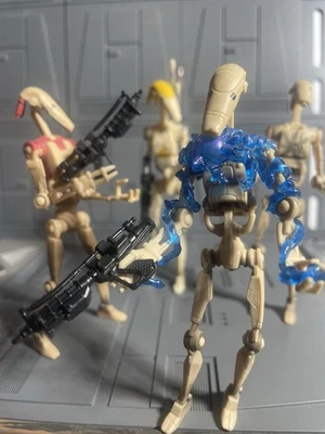 Star Wars Clone Wars Battle Droid 3.75" Army Builder Set - Lote de 4 Foto 1 de 4