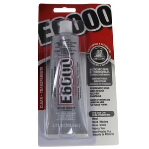 3.7 fl oz E6000 Industrial Strength Clear Medium Viscosity Waterproof Adhesive - Picture 1 of 5