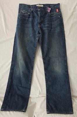 Jeans relajados universitarios vintage RUGBY RALPH LAUREN 33x32 con botones Foto 1 de 4