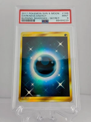 [PSA: 9] Darkness Energy (Secret) 168/147 Sm-Burning Shadows Holo - Image 1 of 2