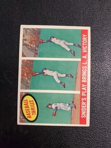 1959 Topps - Duke Snider #468 Baseball Thrills EX Center Nice - Picture 1 of 3