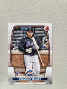 Francisco Alvarez 2023 Bowman Rookie Card #49 NY Mets RC NM Free Shipping - Bild 1 von 2