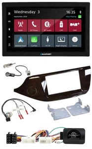 Blaupunkt 2DIN Lenkrad USB Bluetooth DAB Autoradio für Kia Ceed ab 2012 glänzend - Bild 1 von 12