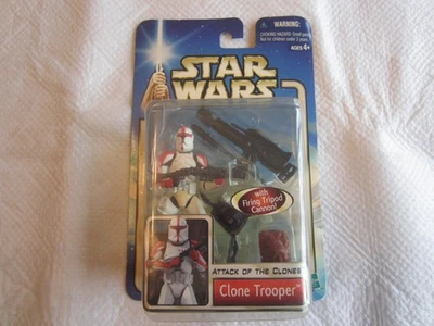 Hasbro Star Wars 2002, Attack of the Clones: Clone Trooper nuevo en paquete Foto 1 de 4