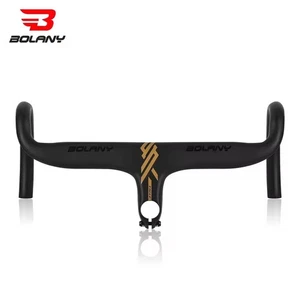 BOLANY Manubrio Bici da Strada Lega di Alluminio Drop Bar Bicicletta -7° 420mm Nero Opaco - Foto 1 di 20
