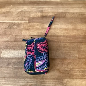 Vera Bradley All In One Wristlet Card Wallet Twilight Paisley NWOT VBA18 Small - Picture 1 of 14
