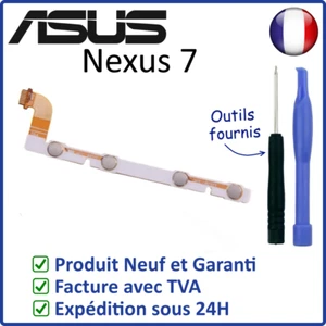 NAPPE INTERNE DES BOUTONS POWER ET VOLUME (+ ET-) DE L'ASUS NEXUS 7 + OUTILS - Photo 1 sur 5