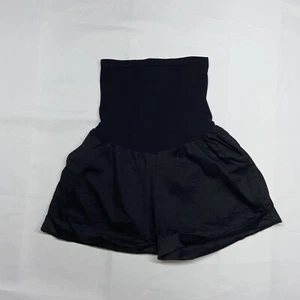 Black Secret Maternity Shorts Women’s L Fit Belly Comfortable Oh Baby RV Cotton - Picture 1 of 10