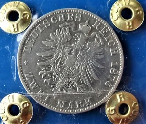 Deutschland Sachsen-Albertiner 2 Mark 1876 - Bild 1 von 2