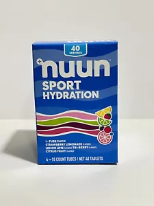 nuun Sport Hydration tablets Citrus Berry Lemon Lime Orange Flavor Electrolyte - Picture 1 of 4
