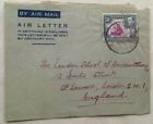Kenya / Uganda 1952 Air Letter To England With Nagongera Postmark