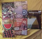 5 Bk Crochet Rag Bag Rugs Rags To Rugs Fabric Baskets & Casserole Carriers