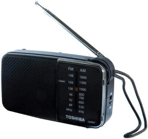 Portable Toshiba Radio Home Audio Black (TX-PR20SBLK) - Picture 1 of 5