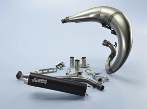 Pot d'échappement POLINI Race Aluminium noir - Sherco - Photo 1/2