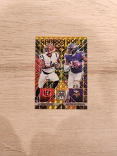 2023 Panini Mosaic - JA'MARR CHASE/JUSTIN JEFFERSON Carbon Copy Gold /10 RARE 🔥