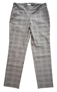 NWT Van Huesen Super Stretch Pull On Tapered Leg Pants 16 Houndstooth Checkered - Picture 1 of 10