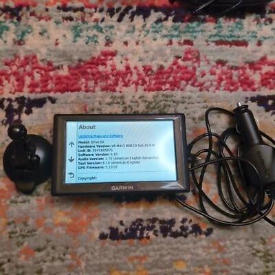 Garmin Drive 50LM GPS Navigation System Black Tested Updated,Mem Card, Cords  - Image 1 of 4